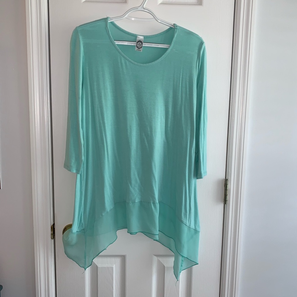 MINT GREEN TUNIC TOP